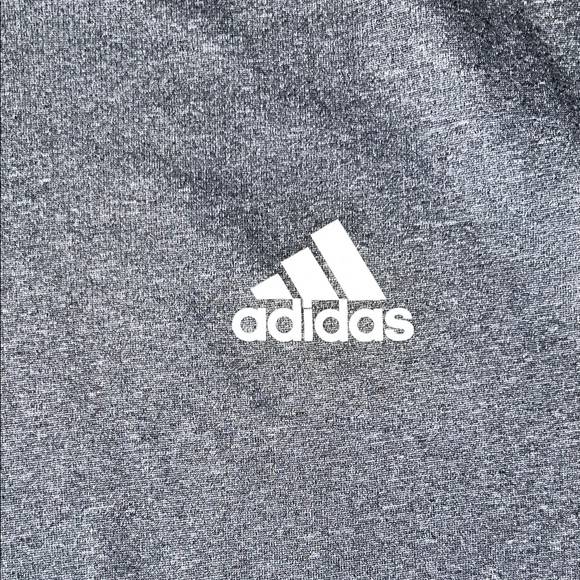 Adidas Men's Charcoal Gray Short Sleeve Tee - Picture 3 of 8